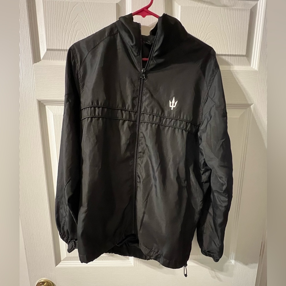 UCSD Trident logo windbreaker zip-up jacket